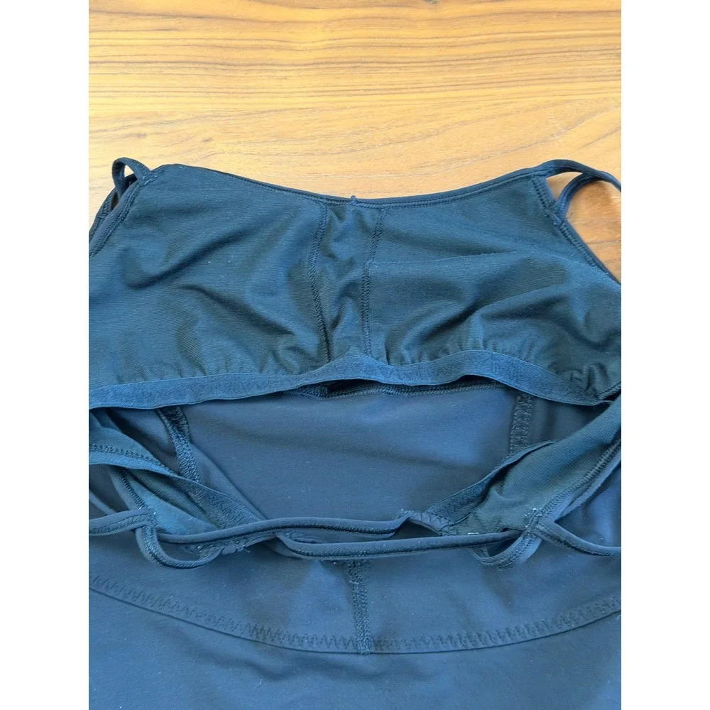 Ivivva Girls Leotard Size 14 Black Dance Ballet Gymnastics Athletic